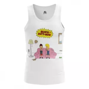 Men’s tank Beavis and Butthead Merchandise Vest Idolstore - Merchandise and Collectibles Merchandise, Toys and Collectibles 2