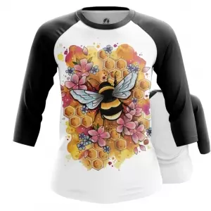 Womens raglan Bumblebee Bees Print Idolstore - Merchandise and Collectibles Merchandise, Toys and Collectibles 2