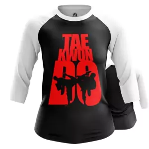 Women’s Raglan Taekwondo Martial art Black Idolstore - Merchandise and Collectibles Merchandise, Toys and Collectibles 2
