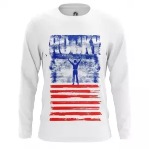 Men’s Long Sleeve Rocky Box Print Flag Idolstore - Merchandise and Collectibles Merchandise, Toys and Collectibles 2