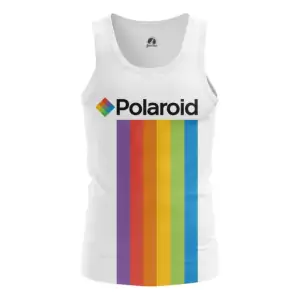 Men’s tank Polaroid Rainbow Logo Vest Idolstore - Merchandise and Collectibles Merchandise, Toys and Collectibles 2