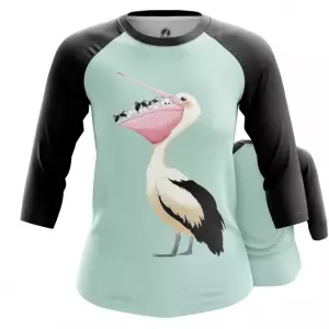 Womens raglan Pelican Print Merch Idolstore - Merchandise and Collectibles Merchandise, Toys and Collectibles 2