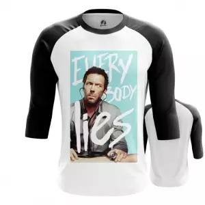 Men’s Raglan Everybody lies House M.D. TV series Idolstore - Merchandise and Collectibles Merchandise, Toys and Collectibles 2