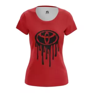 Women’s t-shirt Toyota Logo Red Top Idolstore - Merchandise and Collectibles Merchandise, Toys and Collectibles 2