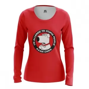 Women’s Long Sleeve Brian Griffin Family Guy Idolstore - Merchandise and Collectibles Merchandise, Toys and Collectibles 2