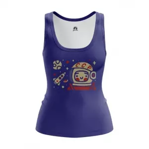 Women’s Tank  Yuri Gagarin Space Merch Vest Idolstore - Merchandise and Collectibles Merchandise, Toys and Collectibles 2