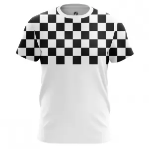 Men’s t-shirt Checkered Chess pattern Top Idolstore - Merchandise and Collectibles Merchandise, Toys and Collectibles 2