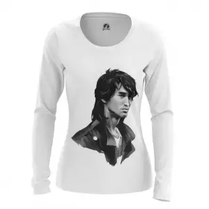Women’s Long Sleeve Viktor Tsoi Merch print Idolstore - Merchandise and Collectibles Merchandise, Toys and Collectibles 2