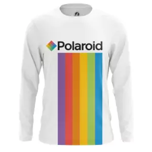 Men’s Long Sleeve Polaroid Rainbow Logo Idolstore - Merchandise and Collectibles Merchandise, Toys and Collectibles 2