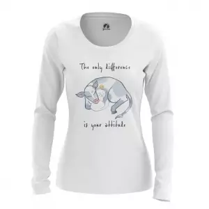 Women’s Long Sleeve Your attitude Vegan Print Idolstore - Merchandise and Collectibles Merchandise, Toys and Collectibles 2