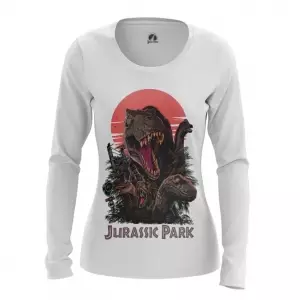 Women’s Long Sleeve Jurassic Park Print Idolstore - Merchandise and Collectibles Merchandise, Toys and Collectibles 2