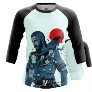 Women’s Raglan Vikings tv series Ragnar Idolstore - Merchandise and Collectibles Merchandise, Toys and Collectibles 2