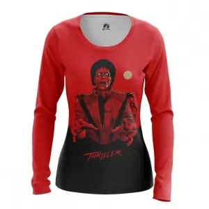 Women’s Long Sleeve Thriller Michael Jackson Idolstore - Merchandise and Collectibles Merchandise, Toys and Collectibles 2