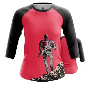 Women’s Raglan T-600 Terminator Idolstore - Merchandise and Collectibles Merchandise, Toys and Collectibles 2