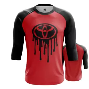 Men’s Raglan Toyota Logo Red Idolstore - Merchandise and Collectibles Merchandise, Toys and Collectibles 2
