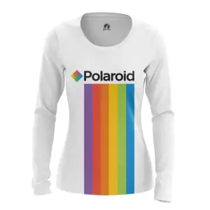 Women’s Long Sleeve Polaroid Rainbow Logo Idolstore - Merchandise and Collectibles Merchandise, Toys and Collectibles 2