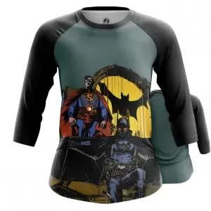 Womens raglan Steampunk Batman Superman Idolstore - Merchandise and Collectibles Merchandise, Toys and Collectibles 2