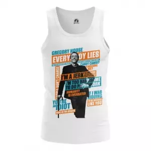 Men’s tank Hugh Laurie House M.D. TV series Vest Idolstore - Merchandise and Collectibles Merchandise, Toys and Collectibles 2