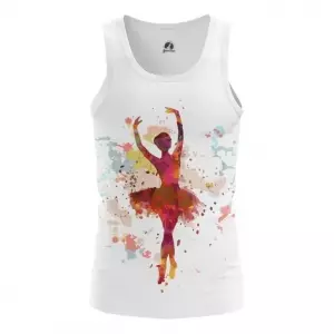 Men’s tank Ballerina Dancer Print Art Vest Idolstore - Merchandise and Collectibles Merchandise, Toys and Collectibles 2
