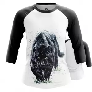 Womens raglan Black Panther Wild Cat Idolstore - Merchandise and Collectibles Merchandise, Toys and Collectibles 2