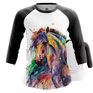 Womens raglan Horse Clothing with Horses Idolstore - Merchandise and Collectibles Merchandise, Toys and Collectibles 2