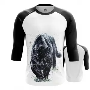Men’s Raglan Black Panther Wild Cat Idolstore - Merchandise and Collectibles Merchandise, Toys and Collectibles 2