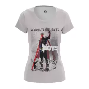 Women’s t-shirt Never meet your heroes the boys Top Idolstore - Merchandise and Collectibles Merchandise, Toys and Collectibles 2