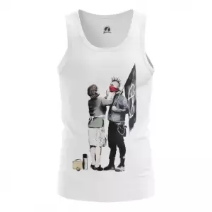 Men’s tank Banksy’s Mum Anarchist Vest Idolstore - Merchandise and Collectibles Merchandise, Toys and Collectibles 2