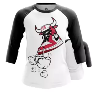 Women’s Raglan Air Jordan Chicago Bulls Idolstore - Merchandise and Collectibles Merchandise, Toys and Collectibles 2