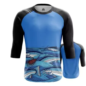 Men’s Raglan Fish print fishing Idolstore - Merchandise and Collectibles Merchandise, Toys and Collectibles 2