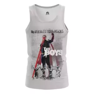 Men’s tank Never meet your heroes the boys Vest Idolstore - Merchandise and Collectibles Merchandise, Toys and Collectibles 2