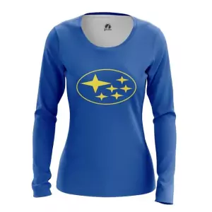 Women’s Long Sleeve Subaru Logo Blue Idolstore - Merchandise and Collectibles Merchandise, Toys and Collectibles 2