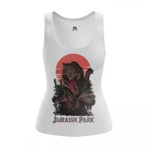 Women’s Tank  Jurassic Park Print Vest Idolstore - Merchandise and Collectibles Merchandise, Toys and Collectibles 2