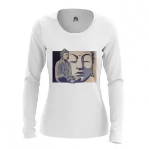 Women’s Long Sleeve Buddha Merch print art Idolstore - Merchandise and Collectibles Merchandise, Toys and Collectibles 2
