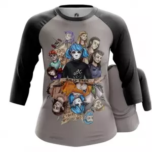 Women’s Raglan Sally Face Merch Idolstore - Merchandise and Collectibles Merchandise, Toys and Collectibles 2