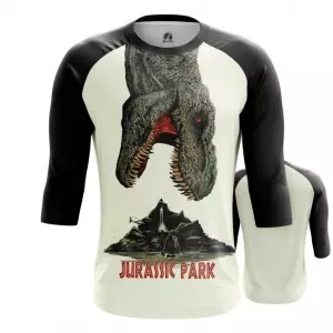 Men’s Raglan T-Rex Jurassic Park Idolstore - Merchandise and Collectibles Merchandise, Toys and Collectibles 2