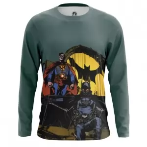 Men’s Long Sleeve Steampunk Batman Superman Idolstore - Merchandise and Collectibles Merchandise, Toys and Collectibles 2