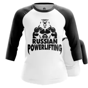 Women’s Raglan Powerlifting Russian Merch Idolstore - Merchandise and Collectibles Merchandise, Toys and Collectibles 2