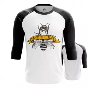 Buy men's raglan save the bees quote - product collection