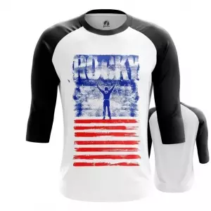 Men’s Raglan Rocky Box Print Flag Idolstore - Merchandise and Collectibles Merchandise, Toys and Collectibles 2