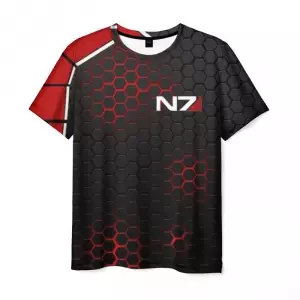 T-shirt MASS EFFECT N7 black text Idolstore - Merchandise and Collectibles Merchandise, Toys and Collectibles 2