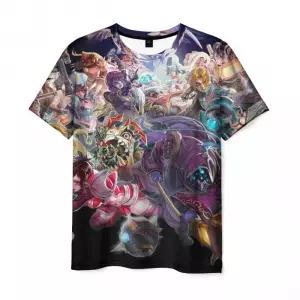 T-shirt League Of Legends all heroes print Idolstore - Merchandise and Collectibles Merchandise, Toys and Collectibles 2