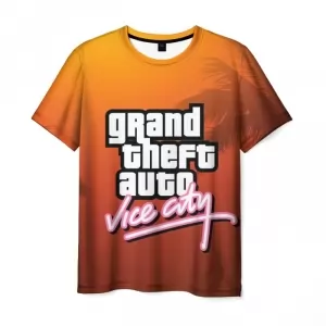 T-shirt GTA vice city orange Idolstore - Merchandise and Collectibles Merchandise, Toys and Collectibles 2