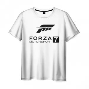 T-shirt FORZA 7 motorsport white text Idolstore - Merchandise and Collectibles Merchandise, Toys and Collectibles 2