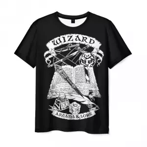 T-shirt Wizard Dungeons & Dragons arcana lore Idolstore - Merchandise and Collectibles Merchandise, Toys and Collectibles 2