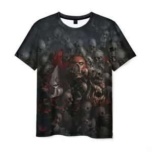 T-shirt Warhammer 40k skulls black print Idolstore - Merchandise and Collectibles Merchandise, Toys and Collectibles 2