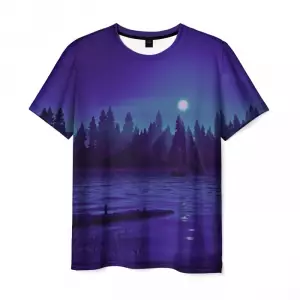 T-shirt Firewatch Night print merch Idolstore - Merchandise and Collectibles Merchandise, Toys and Collectibles 2