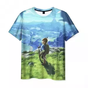 T-shirt The Legend of Zelda scene landscape Idolstore - Merchandise and Collectibles Merchandise, Toys and Collectibles 2