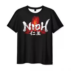 T-shirt Nioh design black apparel Idolstore - Merchandise and Collectibles Merchandise, Toys and Collectibles 2
