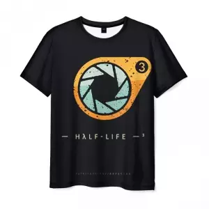 T-shirt Half-Life print sign black Idolstore - Merchandise and Collectibles Merchandise, Toys and Collectibles 2